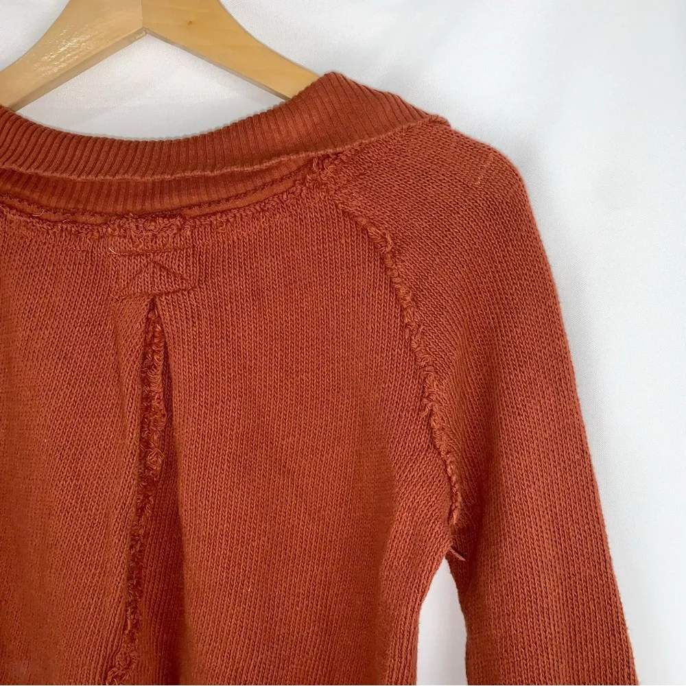 We The Free Darcy Cropped Sweater in Cedar